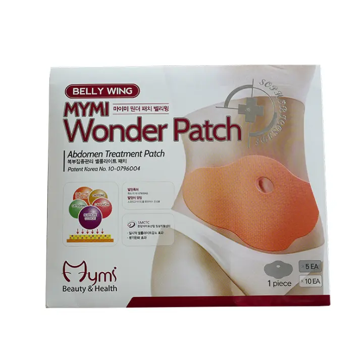 hot selling private label natural slimming detox belly patch without diet abdomen patch weight loss with big wings