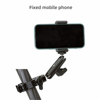 KAMPHO-Support de montage à double tête sphérique à 360 degrés pour caméra, lumière LED, microphone avec vis 1/4 3/8