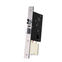 Serrure de porte d'hôtel électronique durable en acier inoxydable 304 avec stockage de données sur carte mémoire RFID