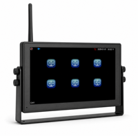 Cámara de Tablero Inalámbrica Inteligente de 7 Pulgadas para Camiones, 1080P, Visión Nocturna, Advertencia de Punto Ciego BSD, Cámara Trasera Inalámbrica para Camiones, Autobuses y Autocares