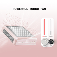Ventilador de Manicura y Pedicura de Escritorio Starong con Succión Silenciosa, Filtro Recargable de 85W y 2600mAh, Colector de Polvo Profesional para Uñas