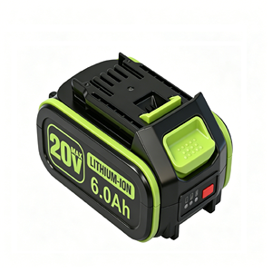 <span class=keywords><strong>Batteria</strong></span> agli Ioni di Litio 20V 18650 4.0Ah 5.0Ah 6.0Ah Sostitutiva per <span class=keywords><strong>Utensili</strong></span> Elettrici <span class=keywords><strong>Worx</strong></span> - Product Image 3