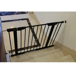 Детские ворота, простой в использовании барьер для лестницы, домашний барьер для безопасности детей, металлические лестничные ворота, Детские Безопасные ворота для детей