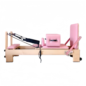 Equipo de Pilates reformador de madera de arce ajustable para niños Fitness en casa portátil duradero para uso en estudio de Pilates Color personalizado - Product Image 2