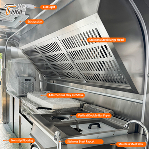 Chariot de glaces ambulant, remorque alimentaire d'<span class=keywords><strong>occasion</strong></span>, camions de restauration usagés - Product Image 2