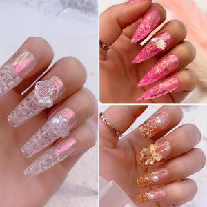 120 pièces presse sur émaillé faux ongles conseils amande carré français vernis à ongles extension conseils couverture complète Transparent <span class=keywords><strong>manucure</strong></span> conception ongles artificiels - Product Image 6