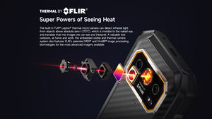 Ulefone Armor 27T, caméra thermique, écran 6,78 pouces, 10600 mAh, 12+256 Go, FHD+, 120 Hz, NFC, 4G, 3 emplacements pour cartes, Android 14, téléphone robuste - Product Image 5