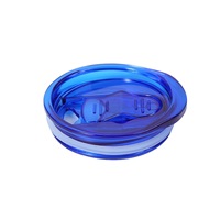 Couvercles de remplacement de gobelets écologiques résistants aux éclaboussures de 20 oz couvercle de paille coloré en plastique étanche à l'eau accessoires de verres américains