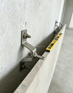 Support d'ancrage de revêtement en pierre de type Omega réglable en acier inoxydable <span class=keywords><strong>pour</strong></span> système de fixation de revêtement en pierre Support mural - Product Image 2