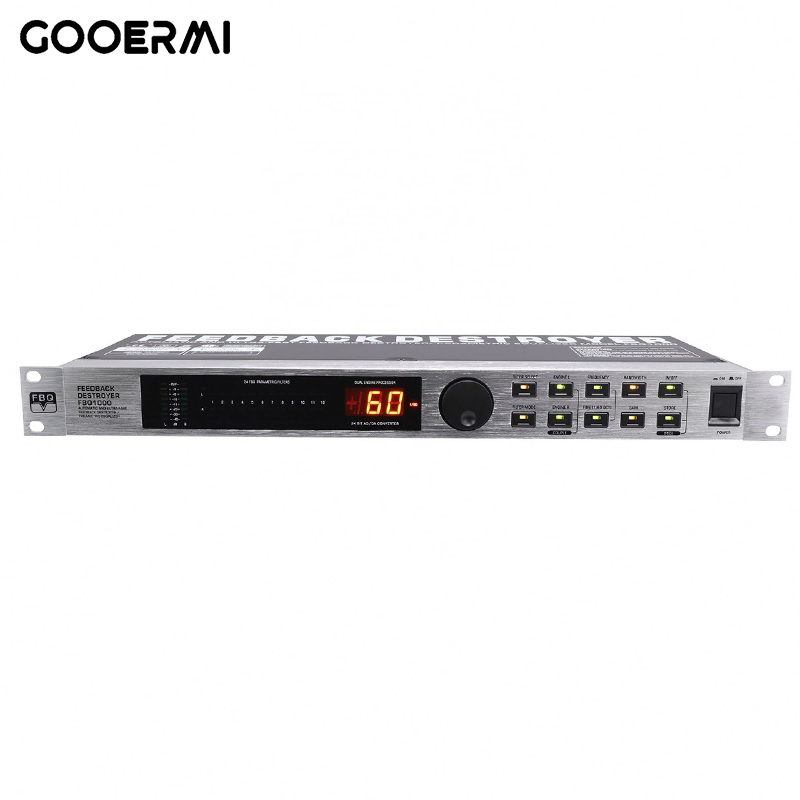 FBQ1000 Effective Feedback Destroyer Feedback Destroyer & Parametric EQ Ultra-fast Response with 24 Ultra-Narrow Filters