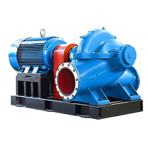 Dubbele zuigkracht centrifugaalpomp grote capaciteit 20 inch grote diameter 400KW industriële waterpomp hoge opvoerhoogte aanpasbaar - Product Image 1