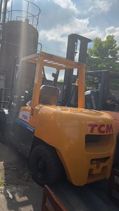 Japan Made Vigoshop <b>Used</b> TCM FD50 Diesel Forklift with Three Stage Mast Clean Condition Complete Functions - Product Image 5