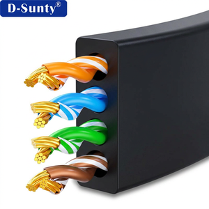 สายอีเธอร์เน็ตแบบแบน CAT6 UTP ความเร็วสูง สายแพทช์เน็ตเวิร์ก LAN วัสดุ PVC ทองแดง 32AWG ความยาว 3 ม. 5 ม. 10 ม. 20 ม. 30 ม. สำหรับศูนย์ข้อมูล  เซิร์ฟเวอร์ AI - Product Image 3