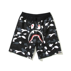 Pantalones Cortos Deportivos Casuales Unisex Bapees de Alta Calidad con Estampado de Cabeza de Tiburón, de Doble Cara, con Estampado Animal, de Algodón 1:1 - Product Image 3