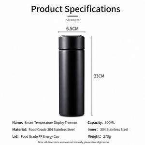 Bulk Wholesale Custom Promotional 304 Stainless Steel Vacuum <b>Flask</b> for Trade Show Giveaway Brand Marketing Welcome Gifts - Product Image 3
