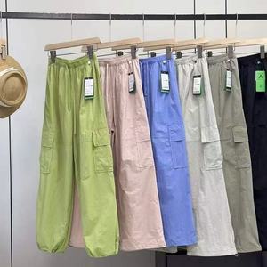 <span class=keywords><strong>Pantalon</strong></span> cargo ample à taille haute respirant et personnalisé pour l'été, avec plusieurs poches, style streetwear, <span class=keywords><strong>pantalon</strong></span> large pour femmes - Product Image 3