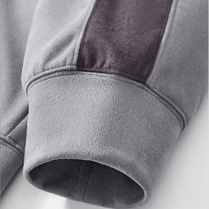 Sweat-shirt à capuche zippé en molleton 300 GSM vierge, personnalisable, de haute qualité, unisexe, mode décontractée, coupe oversize, vente en gros OEM - Product Image 5