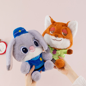 ตุ๊กตาใหม่มาแรง จูดี้ กระต่ายตำรวจจากภาพยนตร์ซูโทเปีย นั่งได้ น่ารัก พร้อมนิค จิ้งจอกน้อย ตุ๊กตาสัตว์น่ารัก ของเล่นตุ๊กตาแบบมีสายคล้องคอ ดีไซน์สร้างสรรค์ - Product Image 3