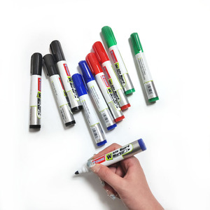 SW-8806 Whiteboard Marker 10 Pcs Teaching Use Black Blue <b>Red</b> Ink Erasable Whiteboard Writing Marker - Product Image 3