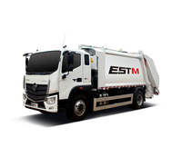 FOTON-recogedor de basura de camión, compresor de basura de camión 14 m3