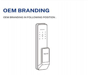 Mới hoàn toàn tự động khóa cửa thông minh với BLE Wifi vân tay RFID thẻ cho khách sạn căn hộ - Product Image 6