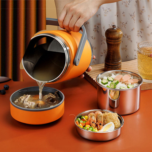 Calentador de Comida Portátil CHRT de Calentamiento Rápido <span class=keywords><strong>para</strong></span> Auto, Camión, Oficina, Viajes, Adultos, Lonchera, Contenedor de Acero Inoxidable - Product Image 3