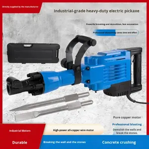 Pico Eléctrico <span class=keywords><strong>Hexagonal</strong></span> de 65 mm, Alta Potencia, Grado Industrial, Uso Pesado, para Demolición de Hormigón, Especial para Ingeniería - Product Image 5