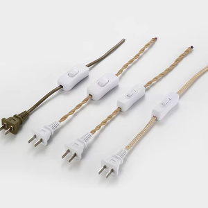 Spina a 2 Pin certificata VDE con <span class=keywords><strong>Set</strong></span> di fili piatti a doppio conduttore e interruttore 304, conforme allo Standard europeo ENEC - Product Image 5