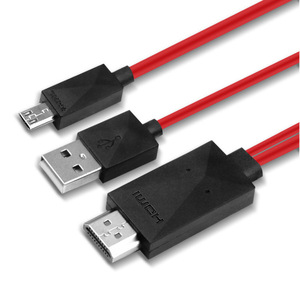 สายเคเบิล USB เป็น HDMI 1080p สำหรับเชื่อมต่อทีวี พร้อมตัวนำทองแดงและฉนวนถัก - Product Image 1