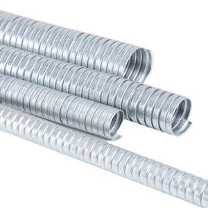 Tuyau flexible en acier galvanisé ondulé électrique CE ROHS de 5/16" 8 mm pour la protection des câbles - Product Image 1