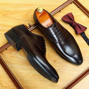 Zapatos de Hombre de Alta Gama, Personalizados, de Cuero, Formales, Casuales, Antideslizantes y Planos para Ocasiones Especiales - Product Image 6
