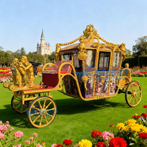 Carruaje Real de Lujo Estilo Cenicienta, Eléctrico, para Bodas Reales, Transporte Especial de Alta Calidad - Product Image 2