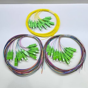 สายไฟเบอร์ออปติกแบบมีสี 1.5 ม. 12 คอร์ 9/125 ซิงเกิลโหมด SC/APC 12 ไฟเบอร์พิกเทล - Product Image 5