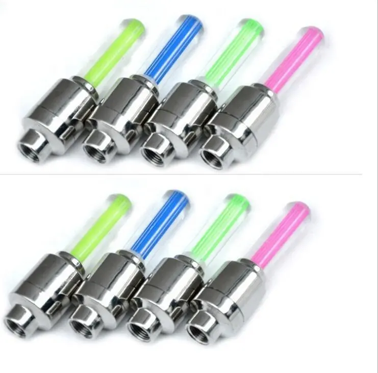 Fluorescent stick type long style hot fire wheel valve lamp valve light bicycle lamp Plastic Led Motorcycle Wheel Light