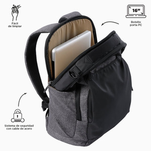 Mochilas para Portátil, <span class=keywords><strong>Mochila</strong></span> Antirrobo con Logotipo Personalizado, Maletín de Viaje de Negocios para <span class=keywords><strong>Hombre</strong></span>, <span class=keywords><strong>Mochila</strong></span> para Portátil con Protección RFID - Product Image 3
