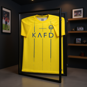 Grande vitrine de présentation verrouillable pour maillots de sport 23,3 x 31,2 x 1,5 cm avec supports en verre PC pour figurines et jouets - Product Image 2