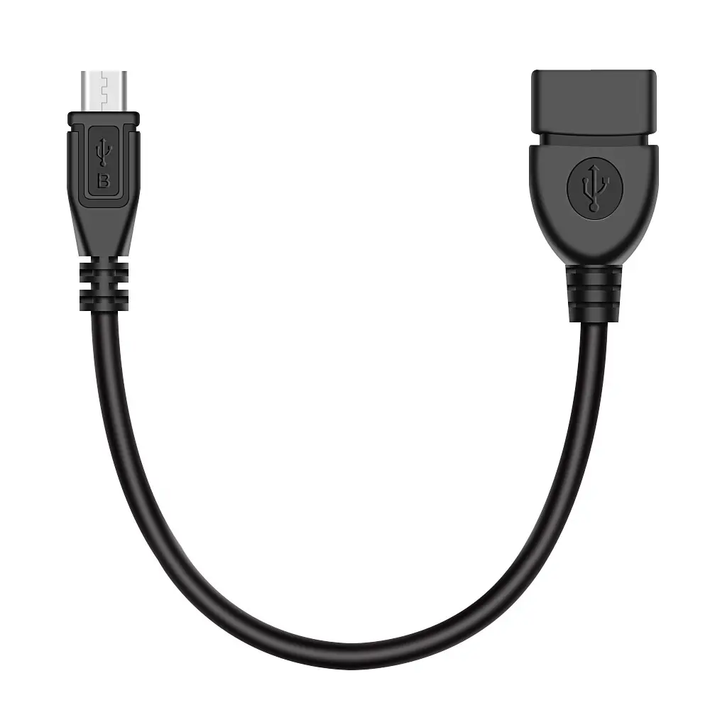 Hochwertiges Mini Micro 5P Stecker auf USB Buchse Datenkabel OTG Adapter Kabel Micro otg USB