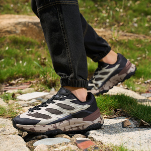 Scarpe da Montagna Estive per Uomo, Leggere e Traspiranti, Resistenti agli Urti, in Tessuto a Rete con Lacci - Product Image 4