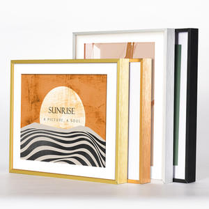 กรอบรูปอะลูมิเนียมขัดเงา เหมาะสำหรับใส่รูปภาพ  สีเงิน ทอง โรสโกลด์ ดำ  ขนาด A2 A1 กรอบรูปอะลูมิเนียมขัดเงา - Product Image 6