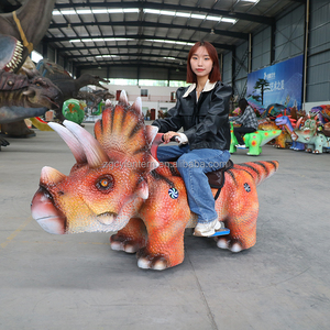 Coche eléctrico Dinosaurio Dinosaur Animatronic Riding para grandes centros comerciales Dinosaur Motif Park - Product Image 4
