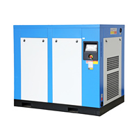 Compresor de aire silencioso y de bajo consumo con inversor de correa China Sanjian de 7.5KW, 11KW, 15KW, 22KW, 37KW, 8 bar, 10 bar, 16 bar
