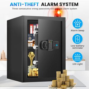 XBT-Factory Smart Commercial Electronic Digital Money Security Safe Cabinet Steel Jewelry Locker Cash Deposit <b>Box</b> - Product Image 5