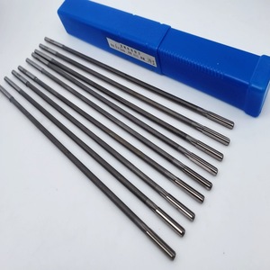 H7 7PCS/<strong>Set</strong> 3/4/5/6/8/10/12 Extended Length HSS Machine <strong>Reamer</strong> Straight Shank Straight Flute <strong>Tool</strong> For Deep Hole Hand Reaming - Product Image 1