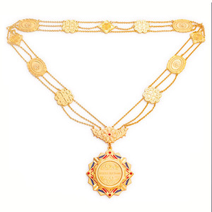 Medallón Conmemorativo Personalizado para Premio de Aniversario Presidencial, Medallón Colgante con Cadena - Product Image 2