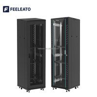 Armoire de serveur réseau pour centre de données 18U 22U 32U 37U 42U 47U, 19 pouces, montage sur rack au sol, protection IP20, en stock, SPCC