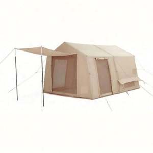 Tente gonflable de camping extérieure pour 6 personnes, personnalisée, de luxe, imperméable, quatre saisons, ouverture automatique rapide, tissu Oxford - Product Image 3