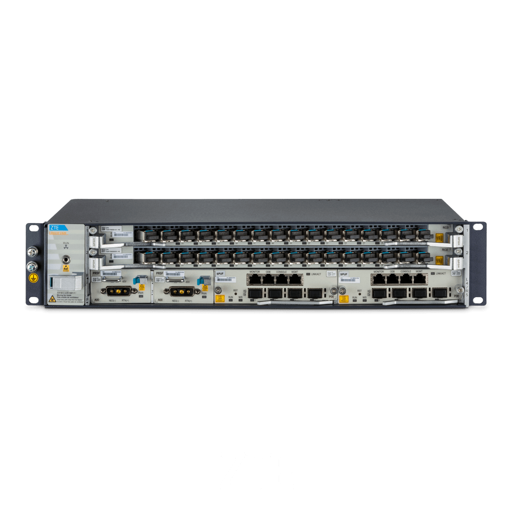 ZTE GPON OLT XGSPON ZXA10 C620: 2U Alta Compacta Plataforma De