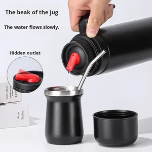 Set Borraccia Termica con Beccuccio a <span class=keywords><strong>Becco</strong></span> d'Aquila in Acciaio Inossidabile, Grande Capacità, Portatile per Sport e Escursioni all'Aperto - Product Image 3