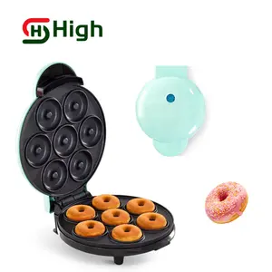Hot selling snacks dessert mini electric 7 hole donut machine kitchen equipment