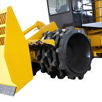 Compacteur de déchets de déversement sanitaire Shanbo C300H de 30 tonnes, à moteur, haute capacité de charge pour la gestion des déchets